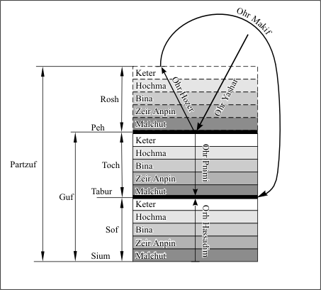 Struktura duhovne konfiguracije - Partzuf