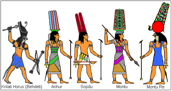 Egipatska mitologija – ratnička božanstva odvažna i hrabra
