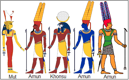 Egipatska mitologija – kozmogonija Uast (Tebe)