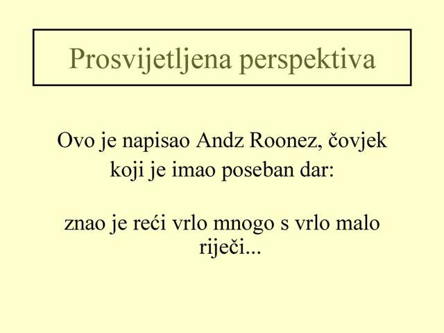 Prosvijetljena perspektiva