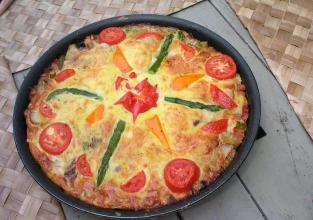 Frittata se mora hladiti nakon pečenja pet minuta