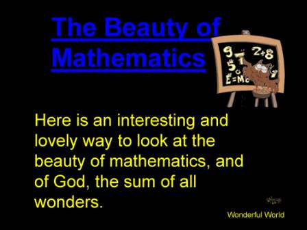 Beauty of Mathematics