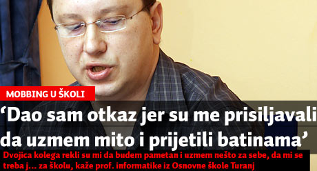 'Dao sam otkaz jer su me prisiljavali da uzmem mito i prijetili batinama'