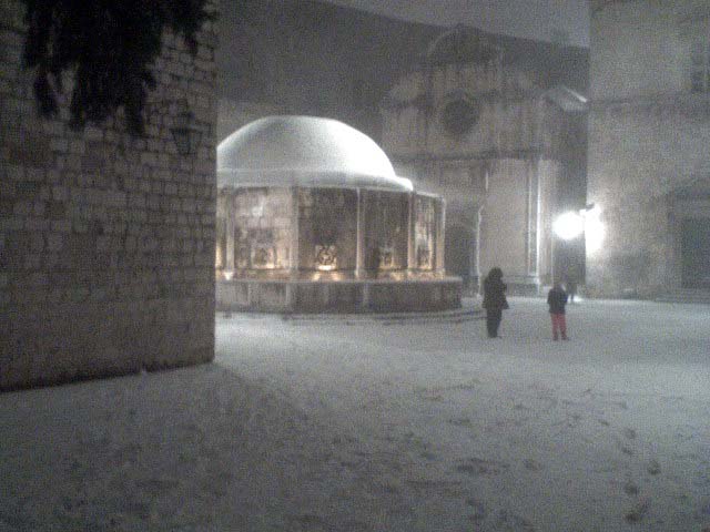 Dubrovnik u snijegu....
