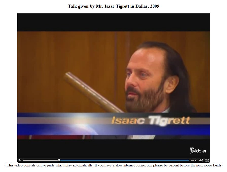 Talk by Isaac Tigrett in Dallas, 2009