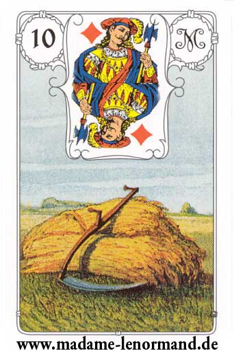 Lenormand karte - Kosa /Dečko karo