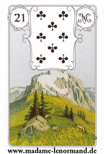 Lenormand karte - Planina/Tref 8