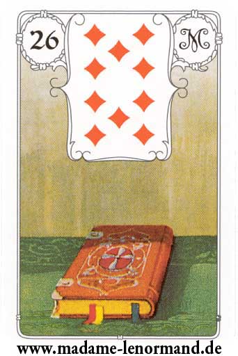 Lenormand karte - Knjiga /Karo 10