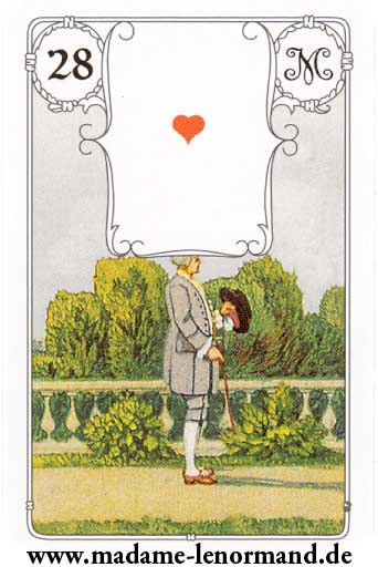 Lenormand karte - Gospodin / As srce