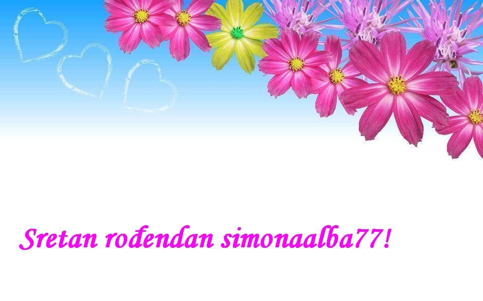 Sretan rođendan simonaalba77!