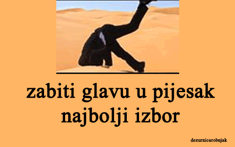 Zabiti glavu u pijesak