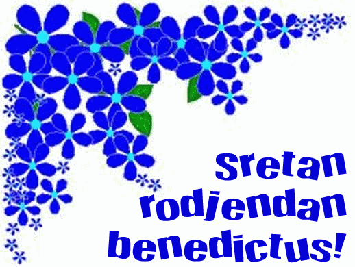 Sretan rođendan benedictus!