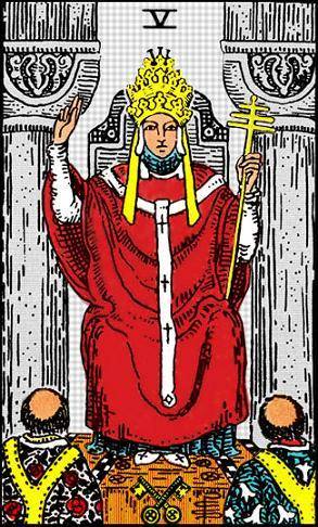 TAROT RAZINE SVIJESTI - Hijerofant ili Papa