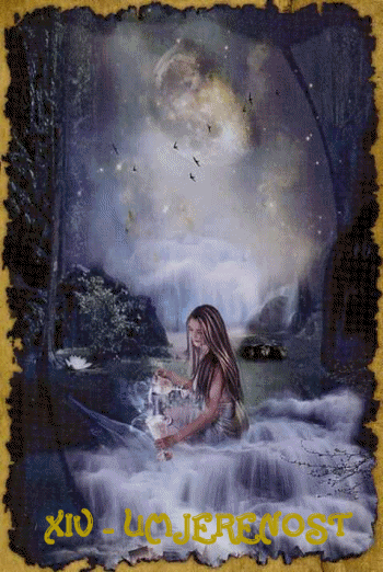 Mystic Dreamer Tarot: XIV - UMJERENOST