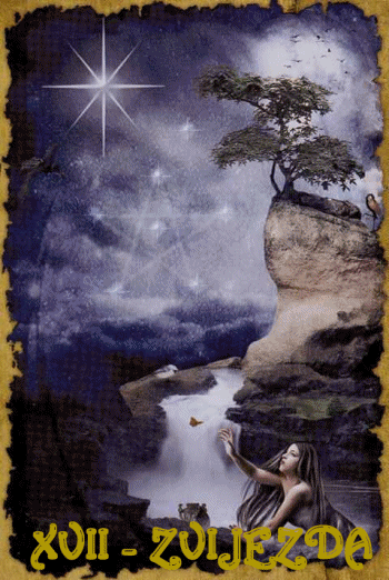 Mystic Dreamer Tarot: XVII - ZVIJEZDA