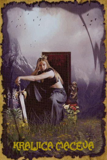 Mystic Dreamer Tarot: KRALJICA MAČEVA