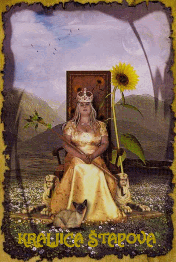 Mystic Dreamer Tarot: KRALJICA ŠTAPOVA