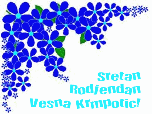 Sretan rođendan Vesna Krmpotić !