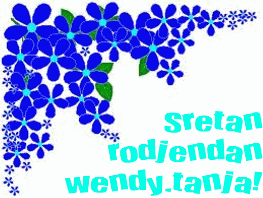 Sretan rođendan wendy.tanja!