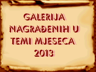 Galerija nagrađenih u TEMI MJESECA 2013.g....