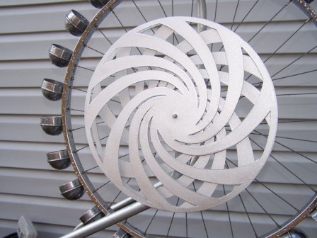 Water Powered Kinetic Sculpture and Spinning Art Easel