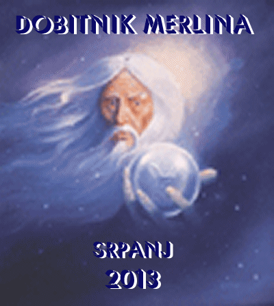 Dobitnik MERLINA u srpnju 2013.g...