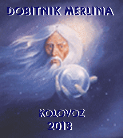 Dobitnik MERLINA u kolovozu 2013.g...