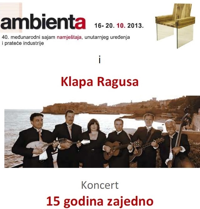 Ambienta: brzopotezna nagradna igra - ulaznice za sutrašnji koncert klape Ragusa