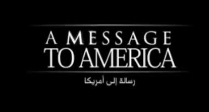 A message to America....