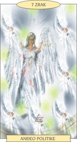 ANĐEOSKI TAROT:  7 ZRAK - Anđeo politike