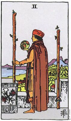 TAROT RAZINE SVIJESTI - Dvojka štapova