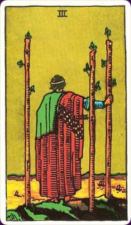 TAROT RAZINE SVIJESTI - Trojka štapova