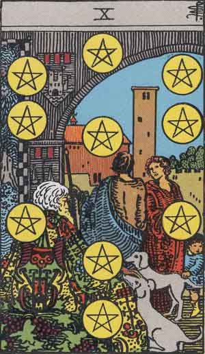 Tarot - X. DESETKA NOVČIĆA