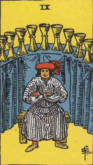 TAROT RAZINE SVIJESTI - Devetica pehara