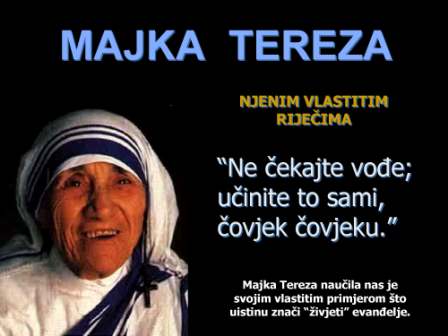 Molitva Majke Terezije