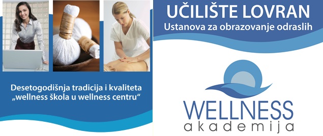 Wellnes akademija, Učilište Lovran - Upisi u tijeku