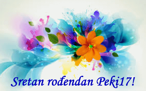 Sretan rođendan Peki17!