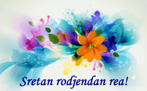 Sretan rođendan rea!