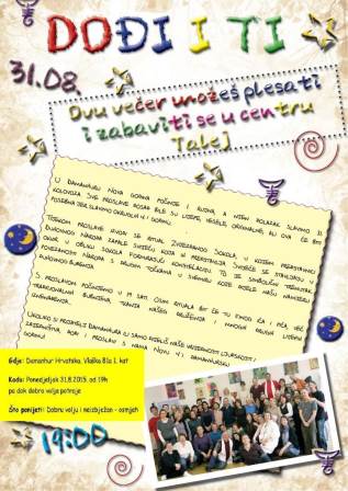 Dođi i ti - Doček Nove godine 31.8. u 19h