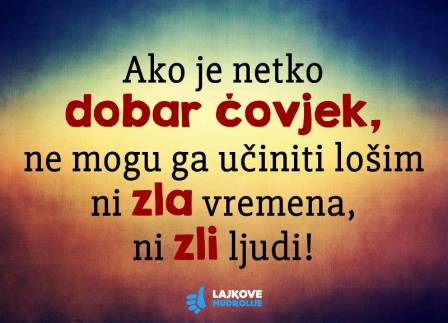 DOBAR ČOVJEK