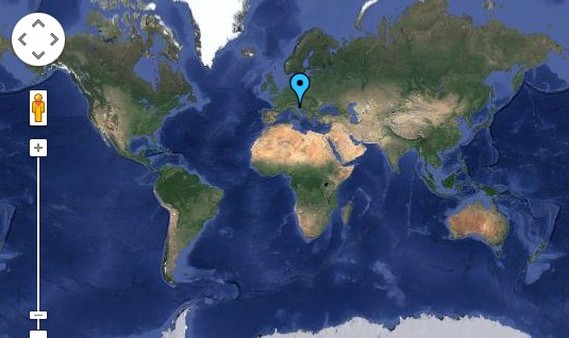 Mapa Svijeta u Visokom