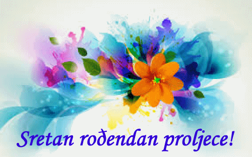 Sretan rođendan proljece!