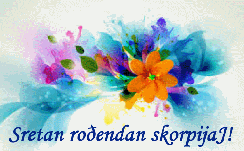 Sretan rođendan skorpijaJ!