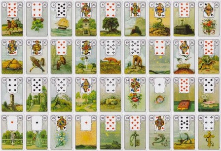 Lenormand karte - Kombinacije - Prsten