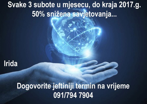 Ove subote koja dolazi (21.4.2017.) je aktualan popust od 50%