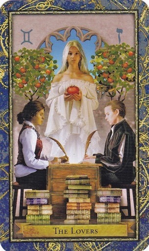 Čarobnjački tarot - Ljubavnici (Učitelj ljubavi i komunikacije)