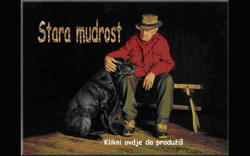 Stara mudrost