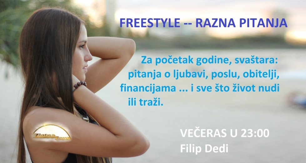 Najava večerašnje emisije. Live stream na www.ZlatnaZora.hr ili TV Jabuka.