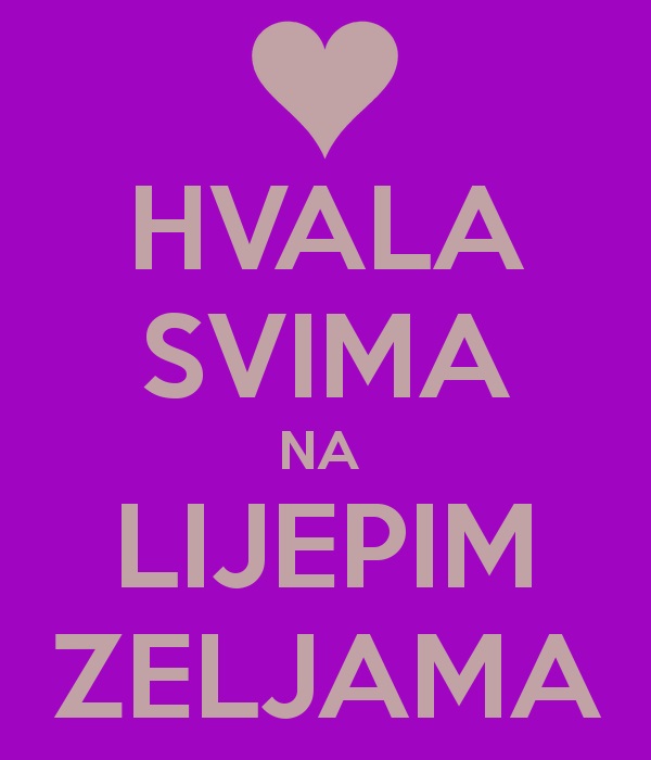 hvala čestitarima