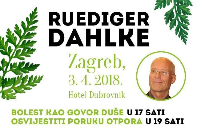 Predavanje Ruedigera Dahlkea u Zagrebu!